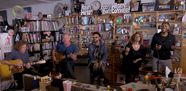 NPR Music Tiny Desk Concert, video Sting & Shaggy