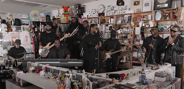 NPR Music Tiny Desk Concerts, vidéo Usher