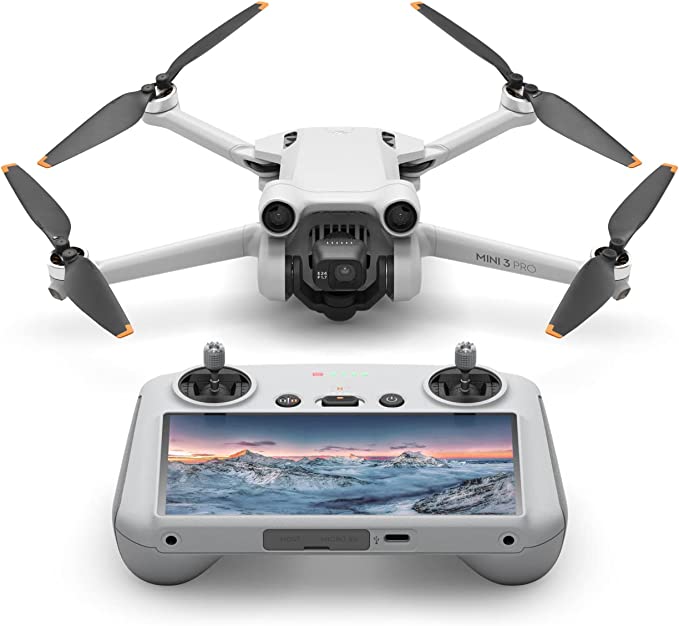 DJI Mini 3 Pro avec DJI Smart Control: Un drone léger, pliable et performant pour des prises de vue professionnelles