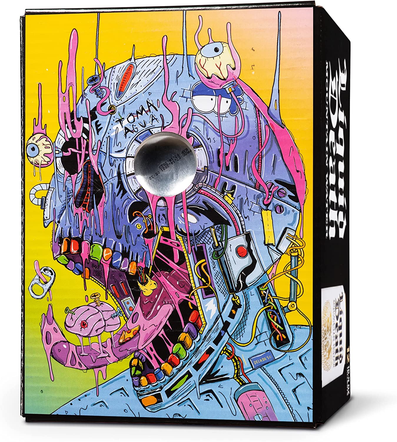 Packaging Liquid Death - Eau minérale naturelle froide