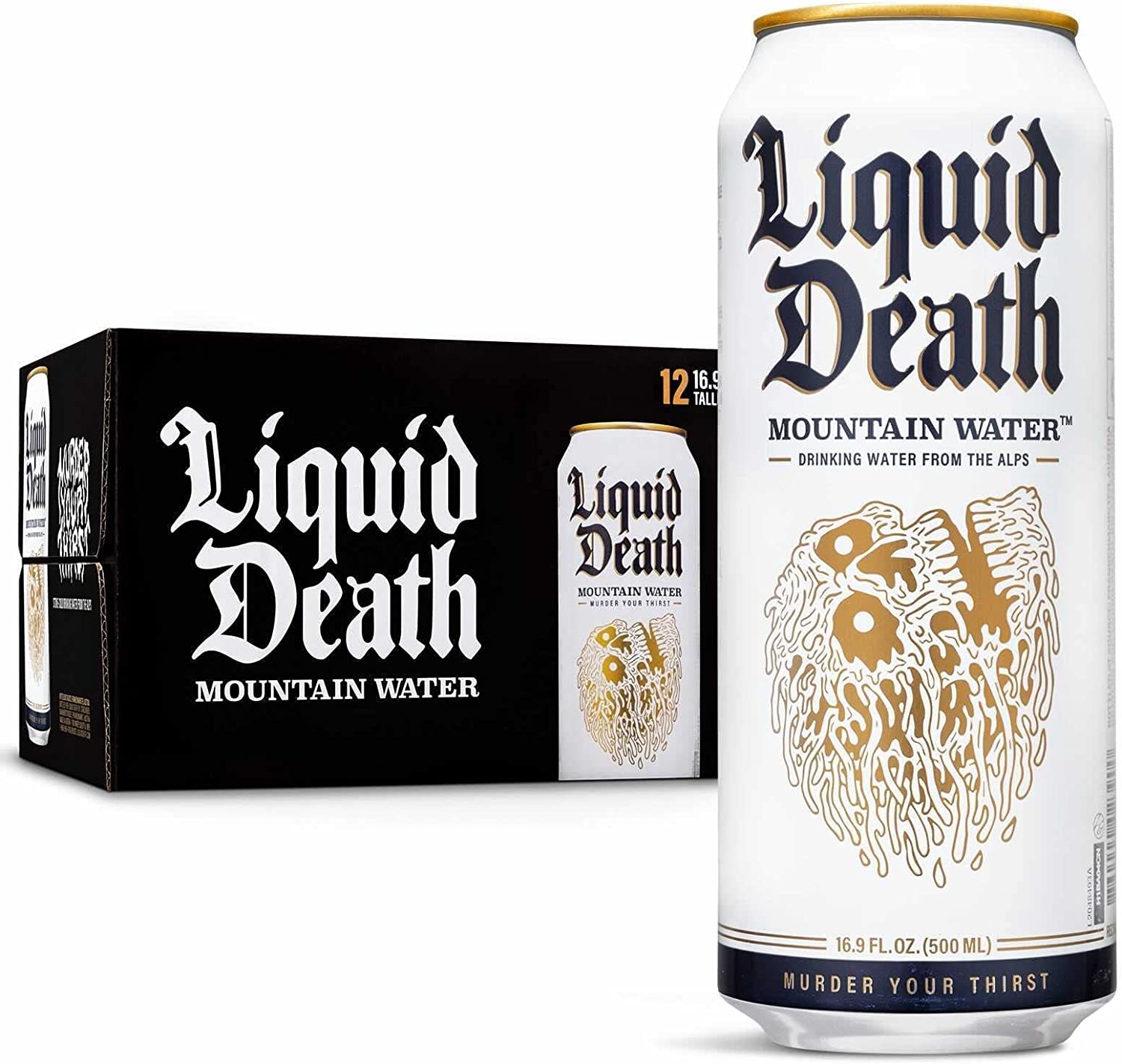 Liquid Death - Eau Minérale de montagne vendue en canette recyclée 