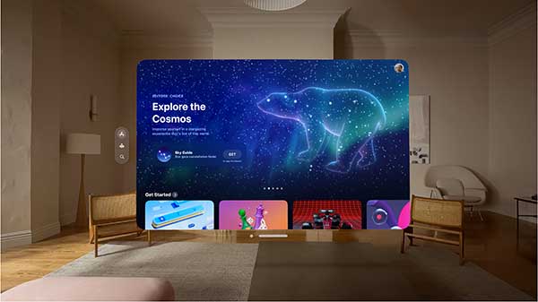 Vision OS : le premier système d'exploitation spatial