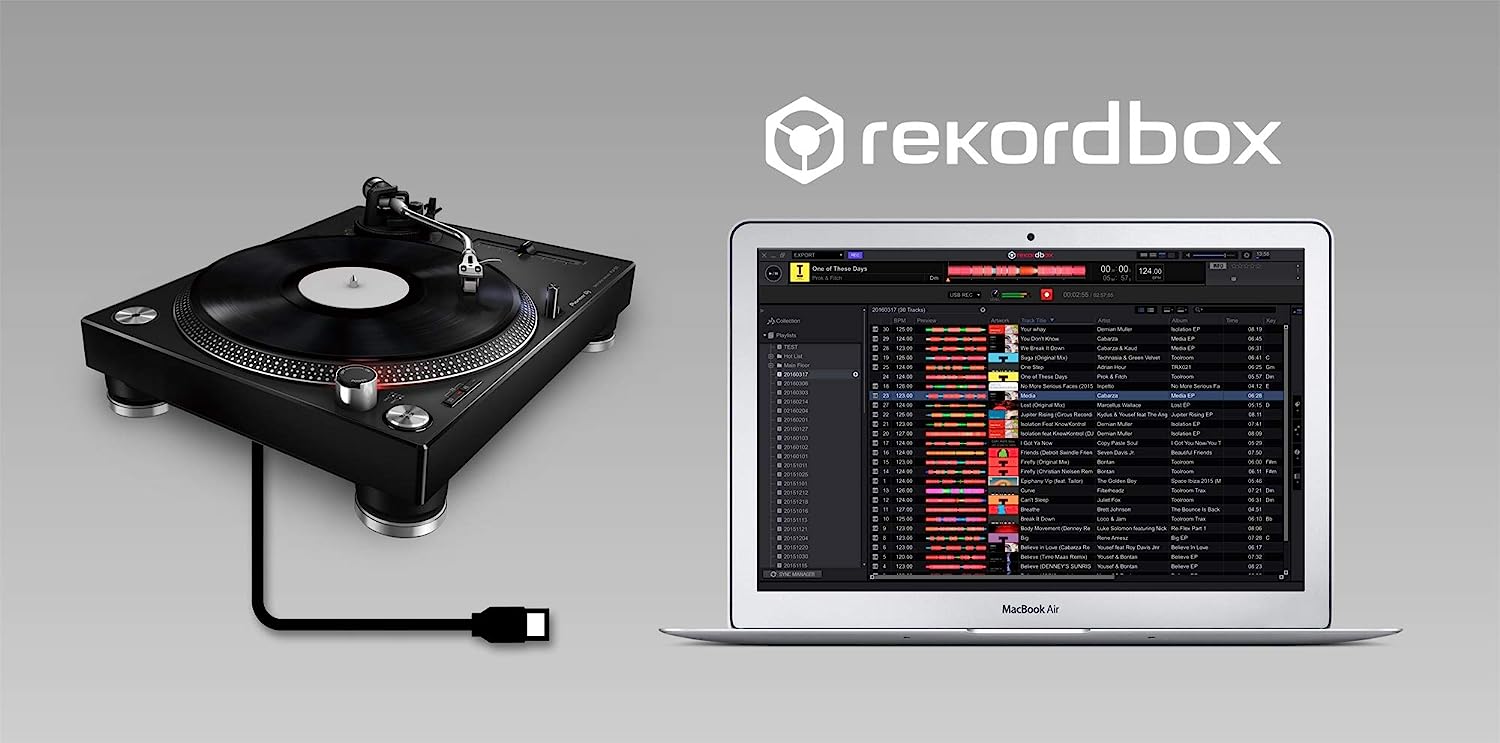 L'un des grands atouts de cette platine est sa polyvalence. En effet, vous pouvez l'utiliser pour mixer et scratcher vos vinyles, ou la combiner avec le logiciel rekordbox dvs, une table de mixage compatible et le Vinyle de Contrôle RB-VS1-K pour jouer et mixer vos fichiers numériques.