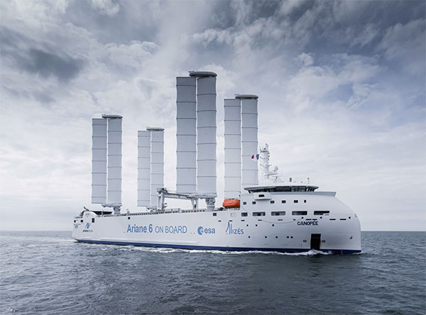 Canopée : Premier navire industriel hybride
