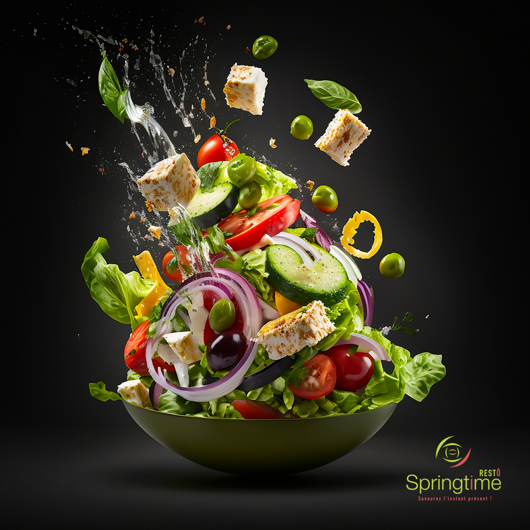Springtime Montauban, c'est un bar à salade, vous pouvez composer votre salade avec 4 ou 6 ingrédients frais, sur place ou à emporter.