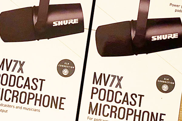 J'ai choisi le Shure MV7X XLR Podcast Microphone pour mes podcasts sur youtube "Passions Démentielles" de CD-MENTIEL Magazine