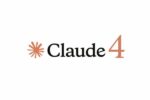 Illustration du logo Claude 4 sur fond épuré, représentant l’intelligence artificielle d’Anthropic, sobre, moderne et éthique.