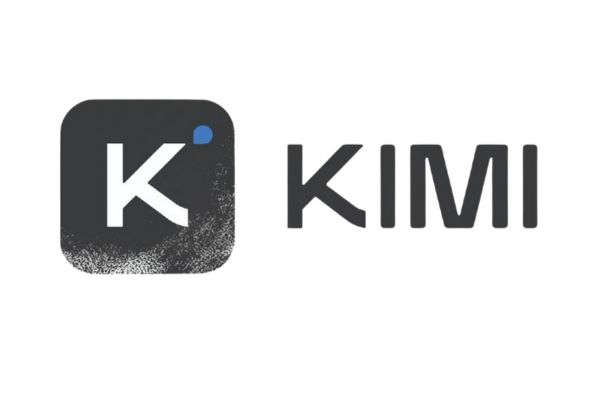 Logo Kimi K2 de Moonshot AI, le modèle d’intelligence artificielle open source lancé en 2025.