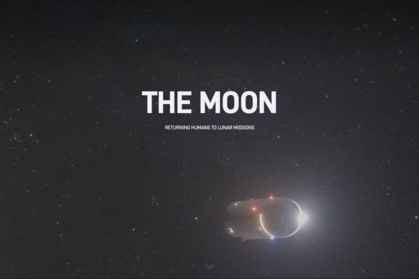 vaisseau spacex starship orbite lunaire