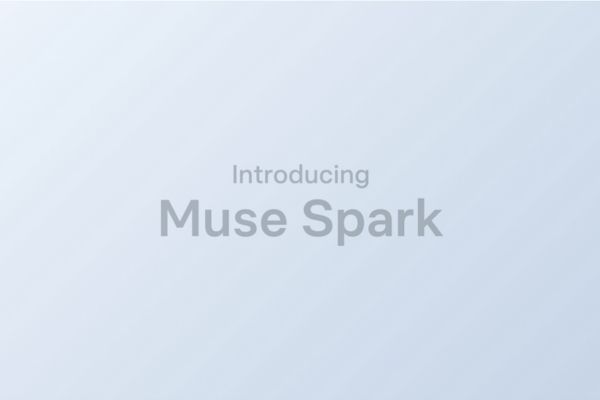 Image de présentation Muse Spark avec texte Introducing Muse Spark illustrant la nouvelle IA de Meta